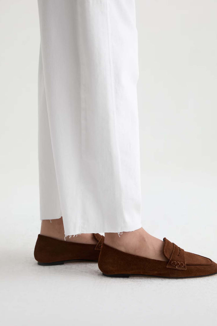 Hattie Crop Jean in Gallery White