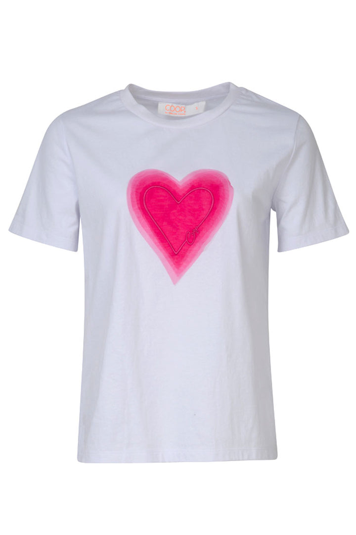 Heart Beat T-Shirt in White