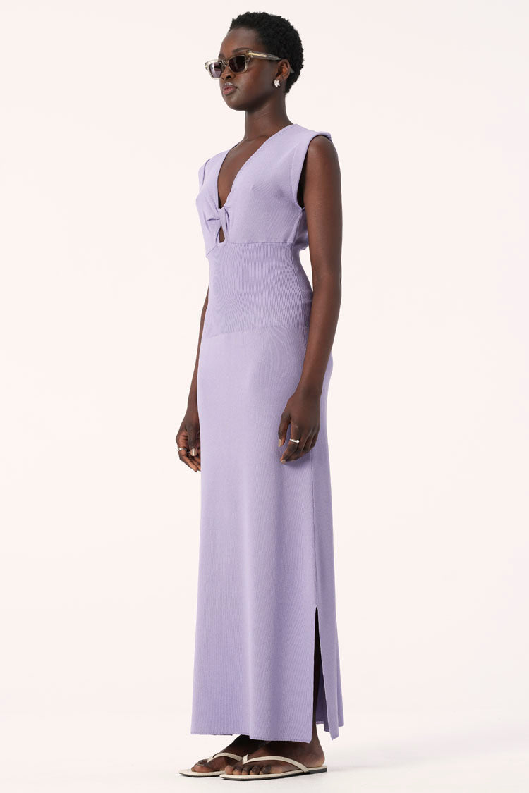 Heather Reversible Knit Dress in Lilac | FINAL SALE