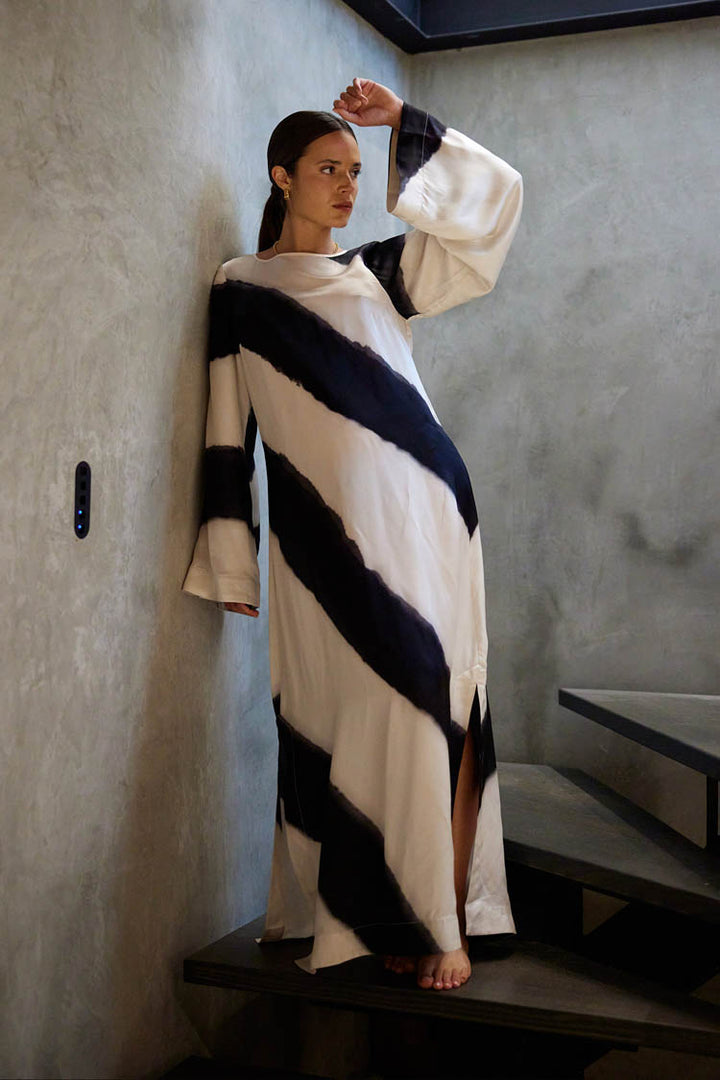 Heidi Dress in Nero Milk | FINAL SALE