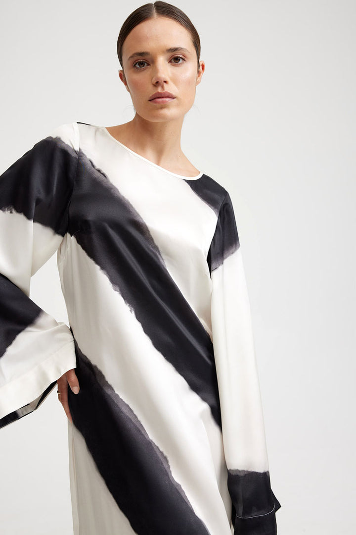 Heidi Dress in Nero Milk | FINAL SALE
