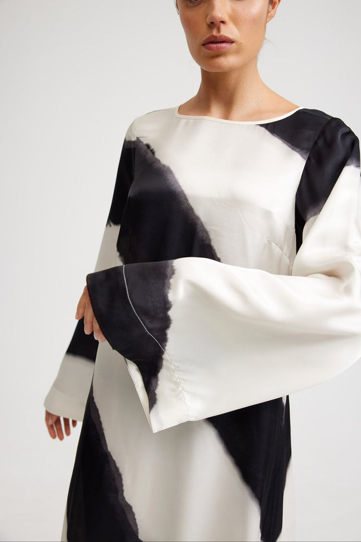 Heidi Dress in Nero Milk | FINAL SALE