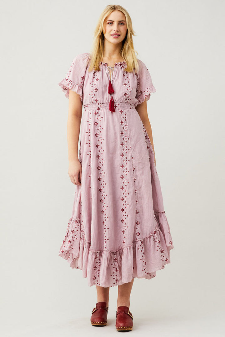Helen Dress in Lilac Smoke