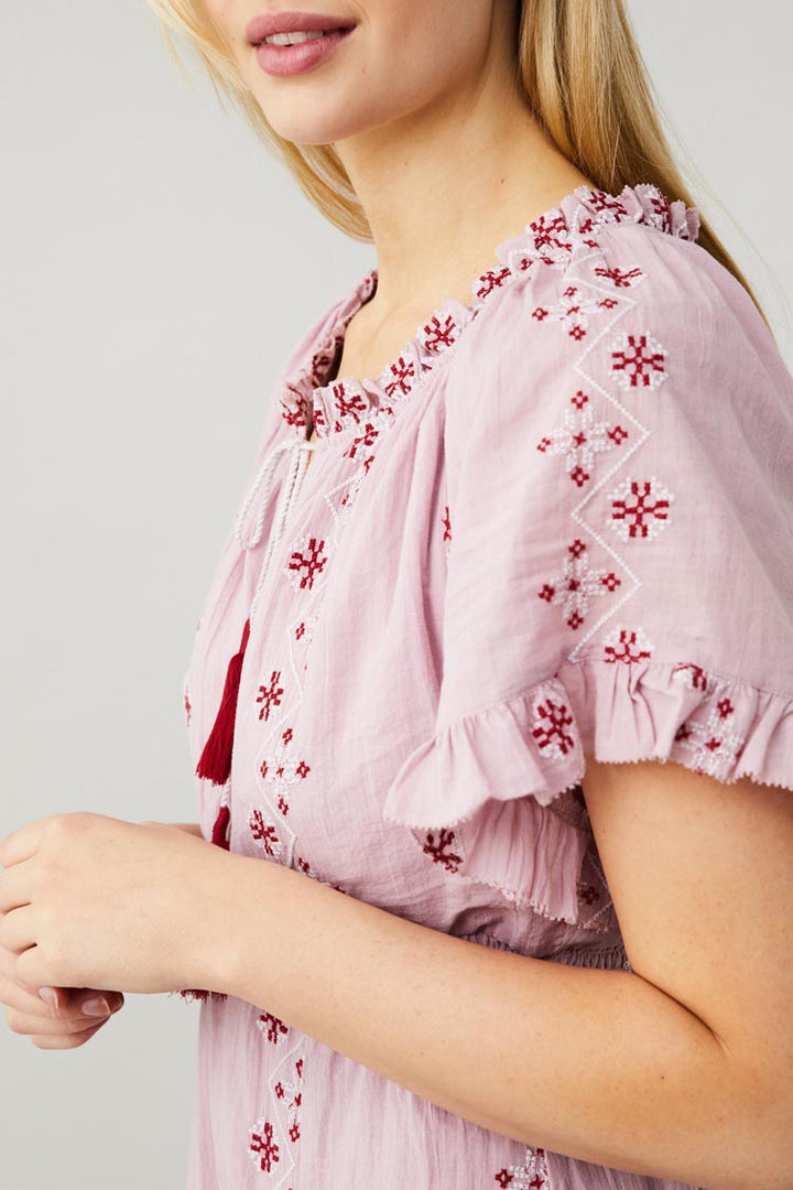 Helen Dress in Lilac Smoke