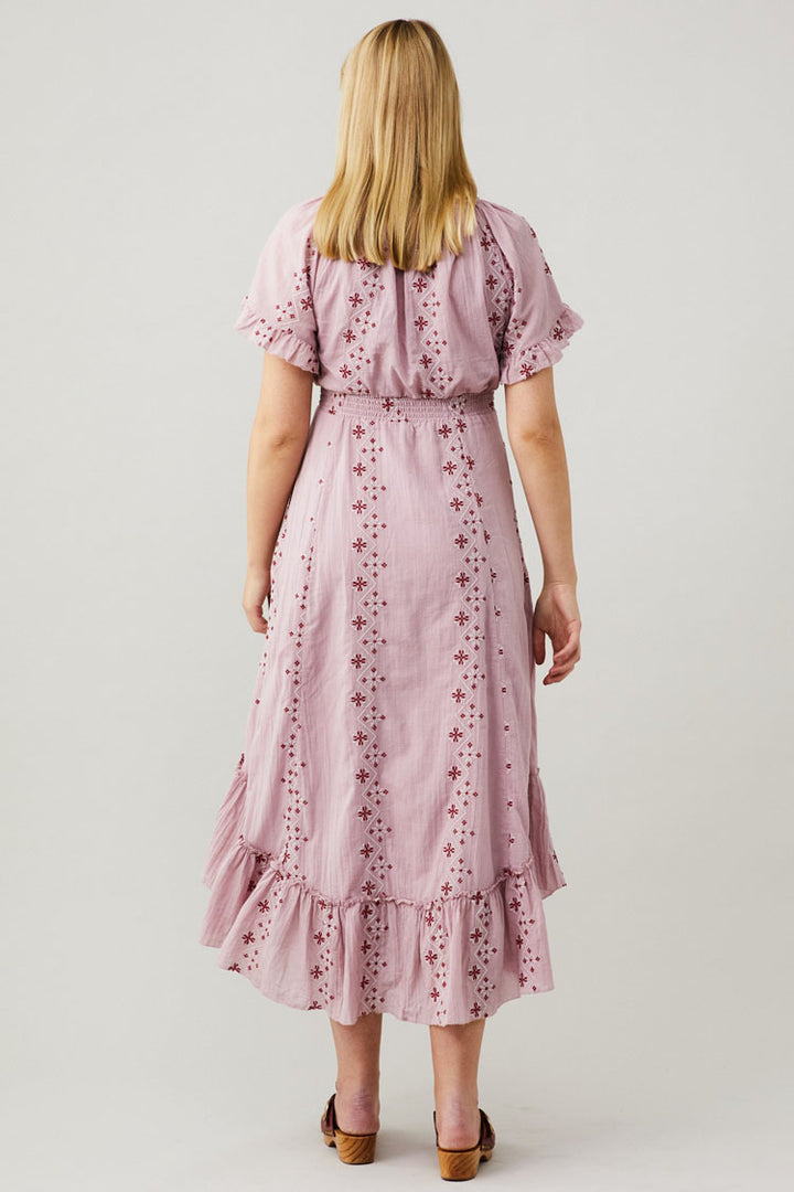 Helen Dress in Lilac Smoke