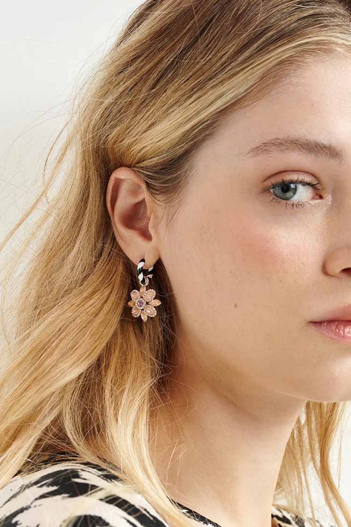Helevate Hoop Earring - Flower & Rocking Horse