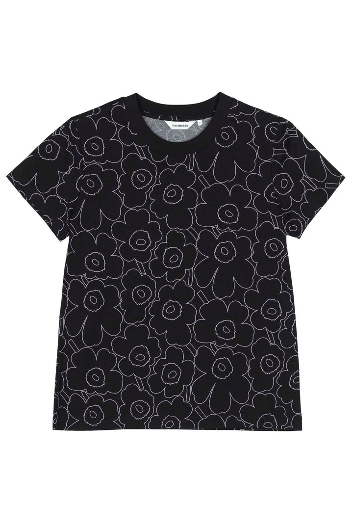 Heleys Piirto Unikko Black T-shirt