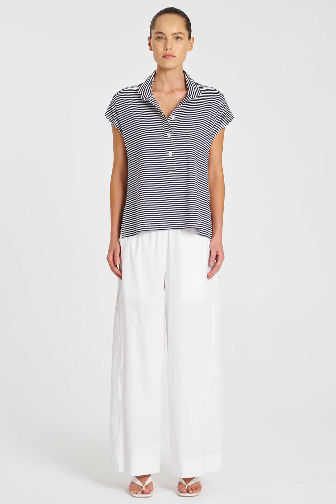 Henley Tank in Marine Yacht Stripe