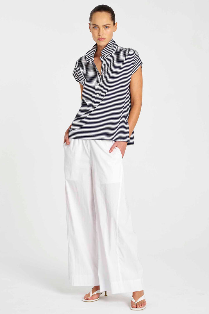 Henley Tank in Marine Yacht Stripe