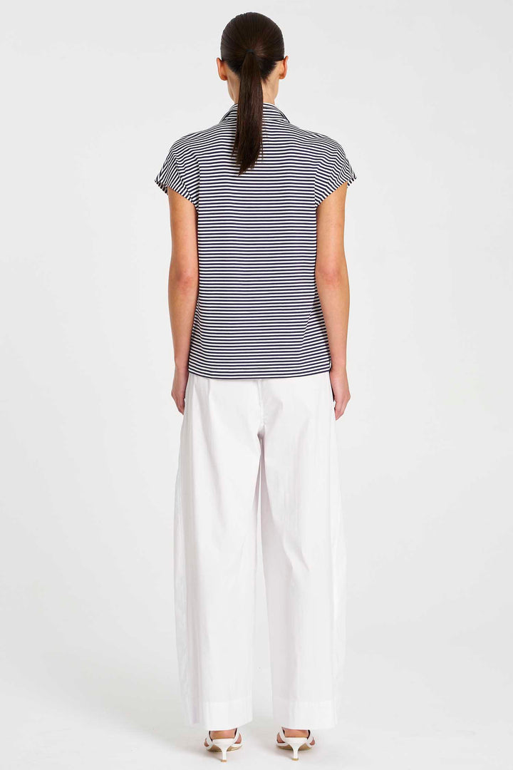 Henley Tank in Marine Yacht Stripe