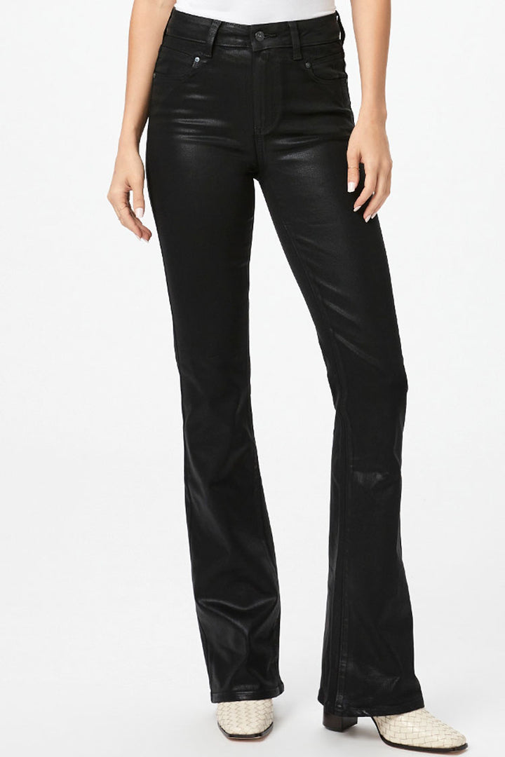 High Rise Laurel Canyon Jeans - Black Fog Luxe