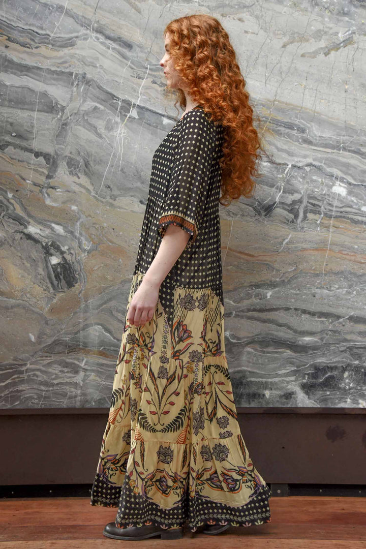 High and Rising Dress in Border Spot