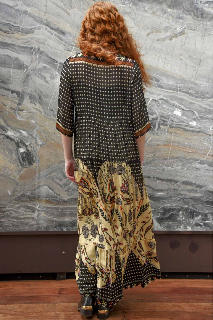 High and Rising Dress in Border Spot