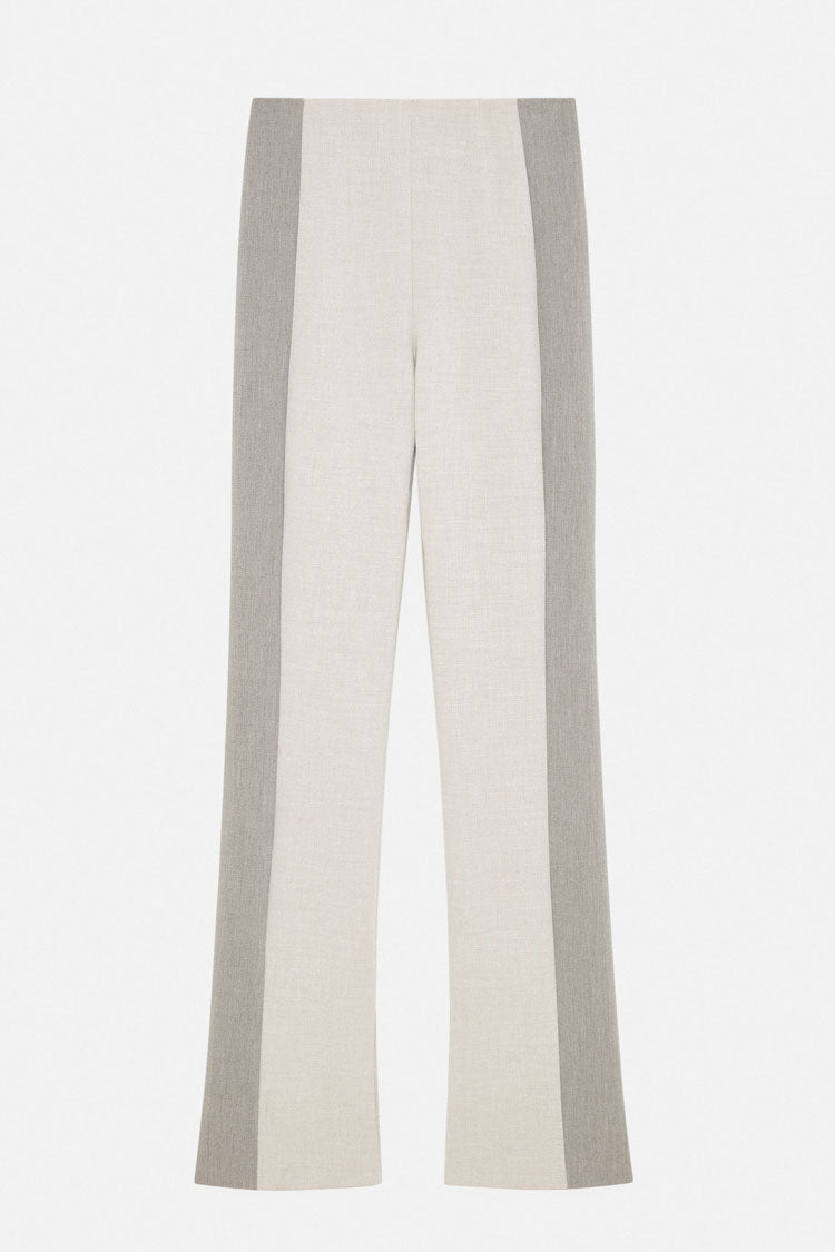 High Waisted Colourblock Slim Trouser | FINAL SALE