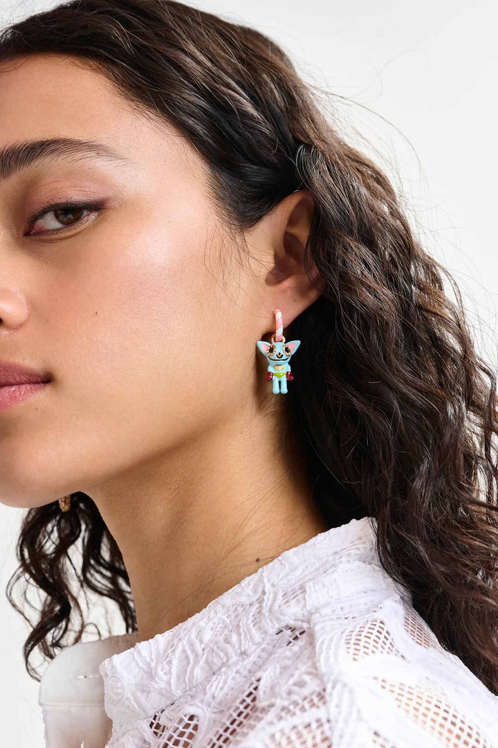 Hiris Hoop Earrings - Cat & Jellyfish
