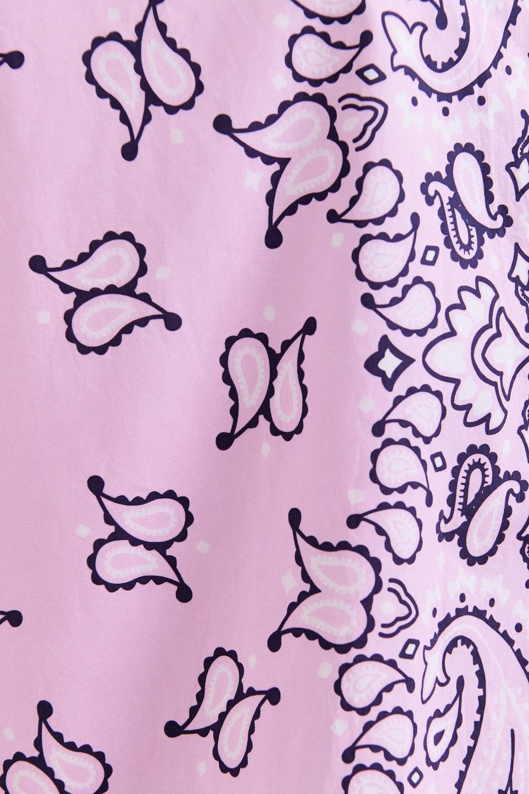 Histende Bandana Print oversized Shirt in Pure Pink