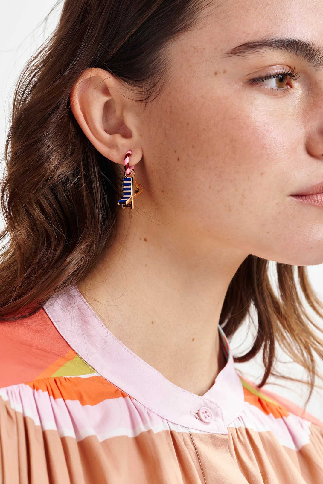 Horry Hoop Earrings - Frog & Chair