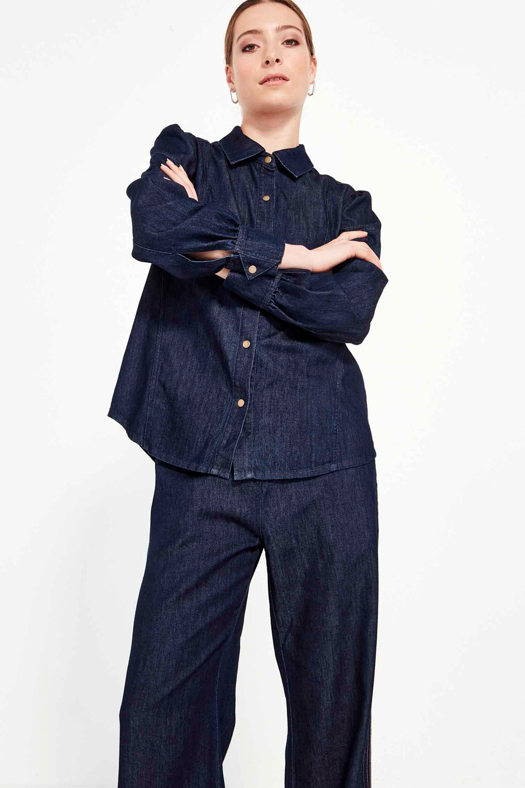 Hudson Shirt in Dark Denim