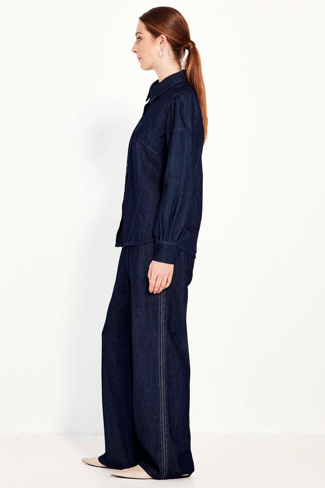 Hudson Shirt in Dark Denim
