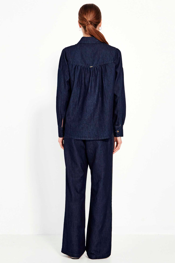 Hudson Shirt in Dark Denim