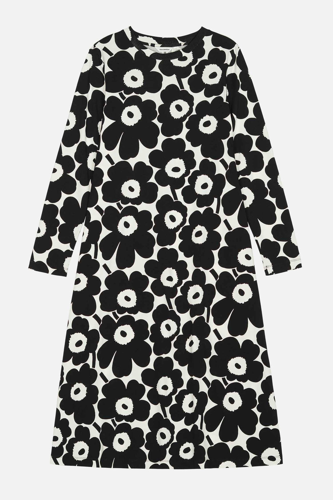 Hujanhajan Unikko Jersey Dress in Black/White