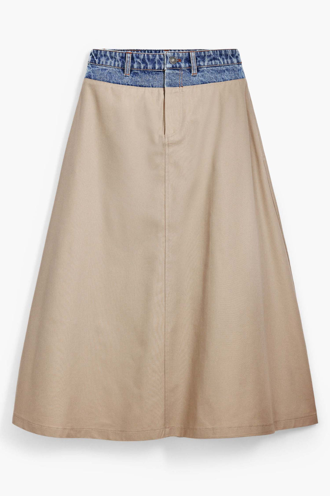 Hybrid Long Flared Skirt