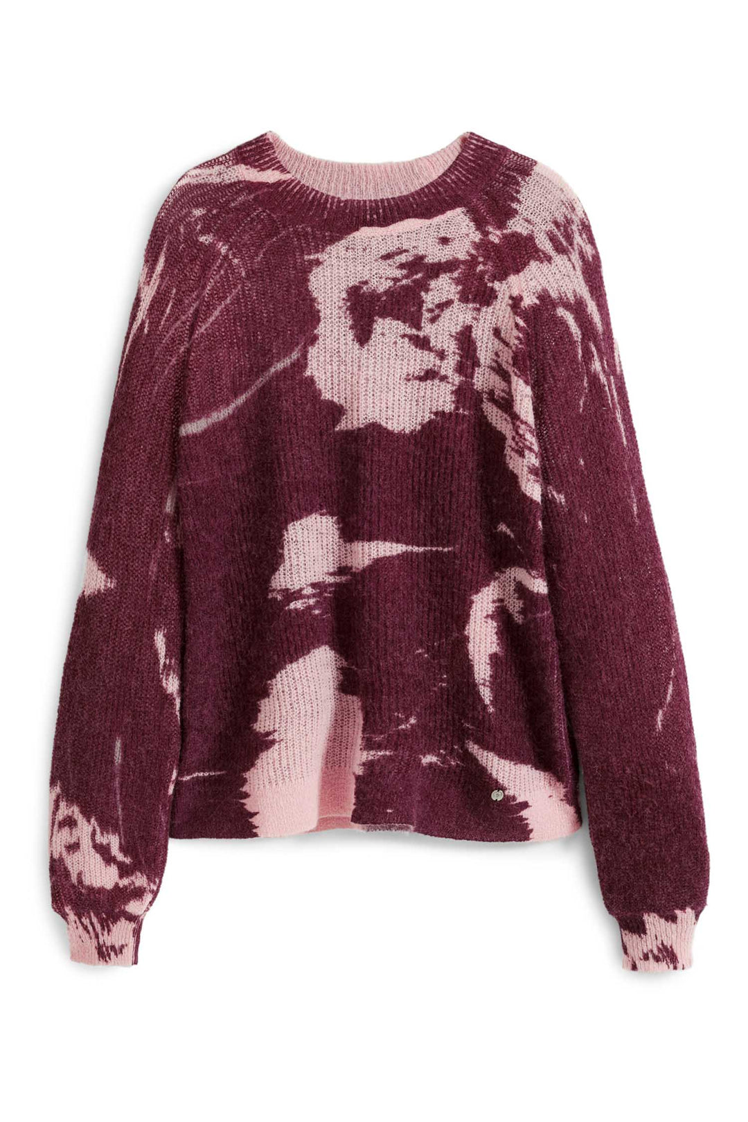 Hyder Arty Texture Sweater in Purple Wine