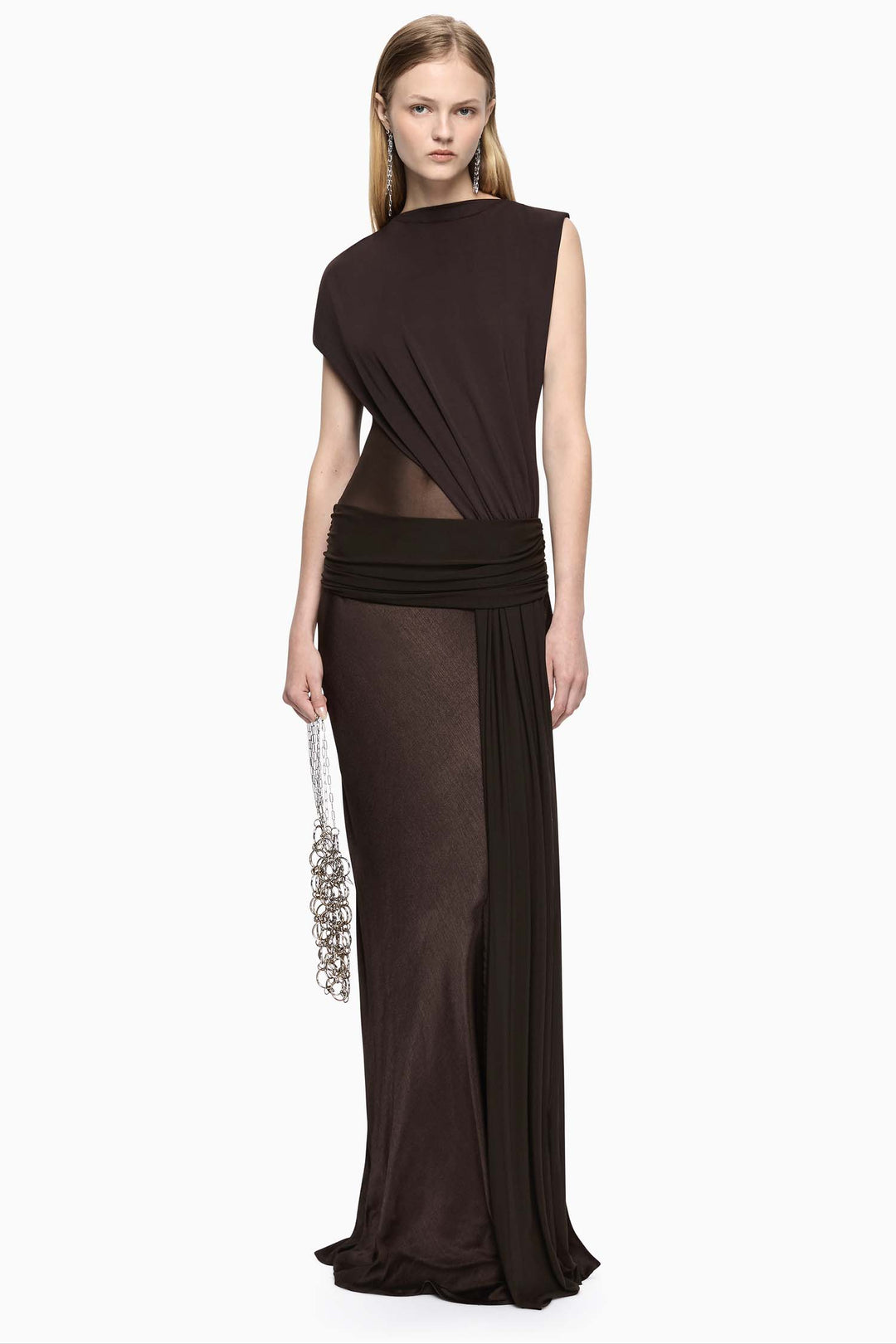 Idras Maxi Dress in Dark Choc/Espresso