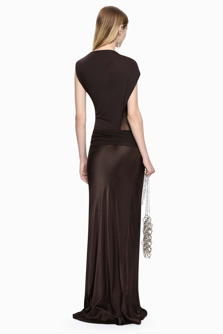 Idras Maxi Dress in Dark Choc/Espresso