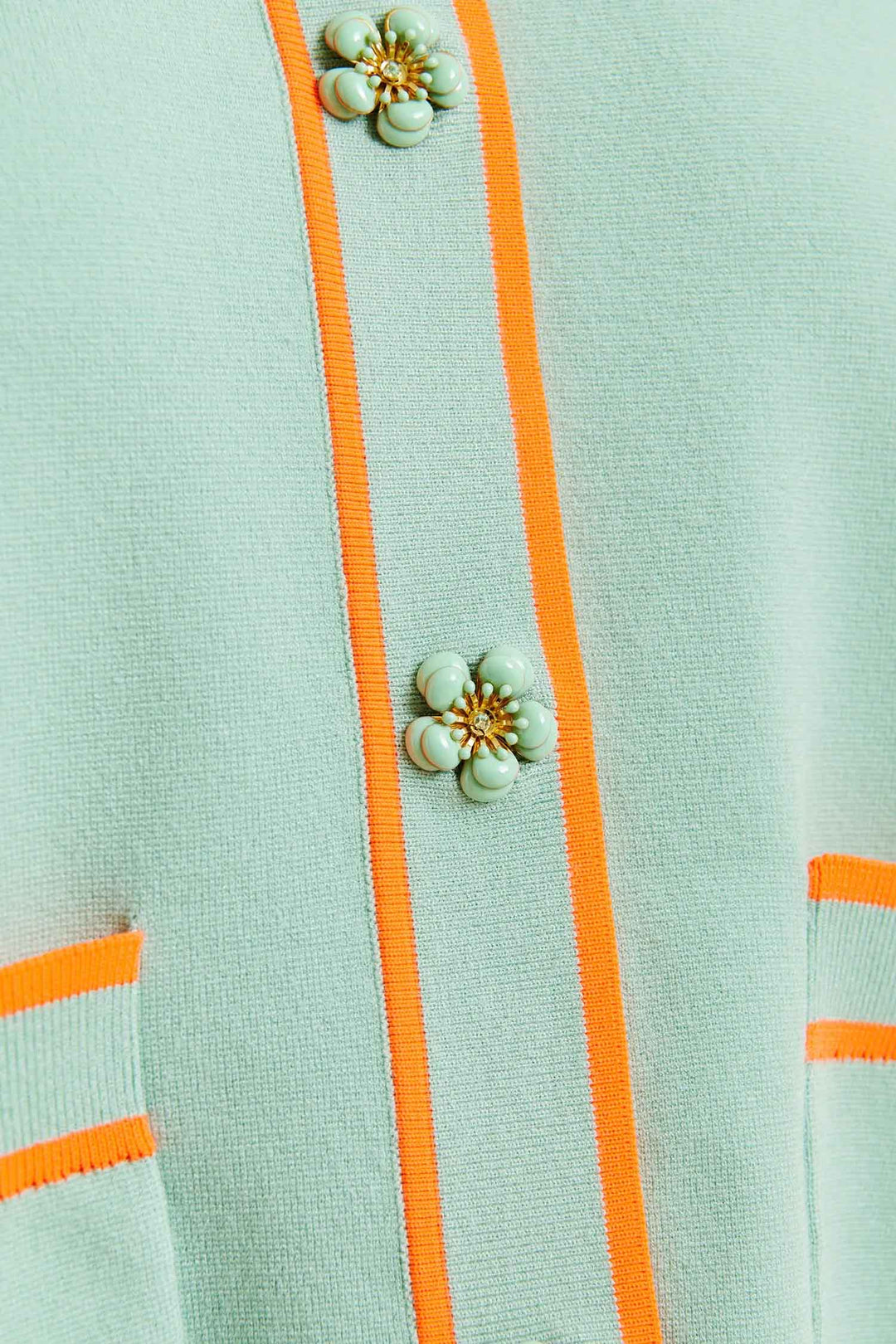 Ilaria Knitted Cardigan in Aqua Azul