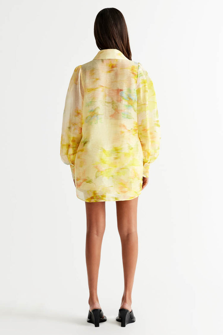 Illuminate Balloon Sleeve Blouse in Zest