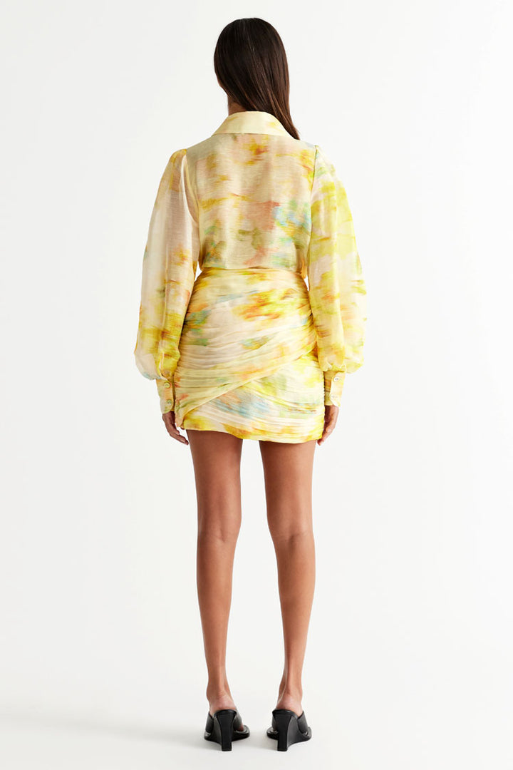 Illuminate Gathered Skirt in Zest | FINAL SALE