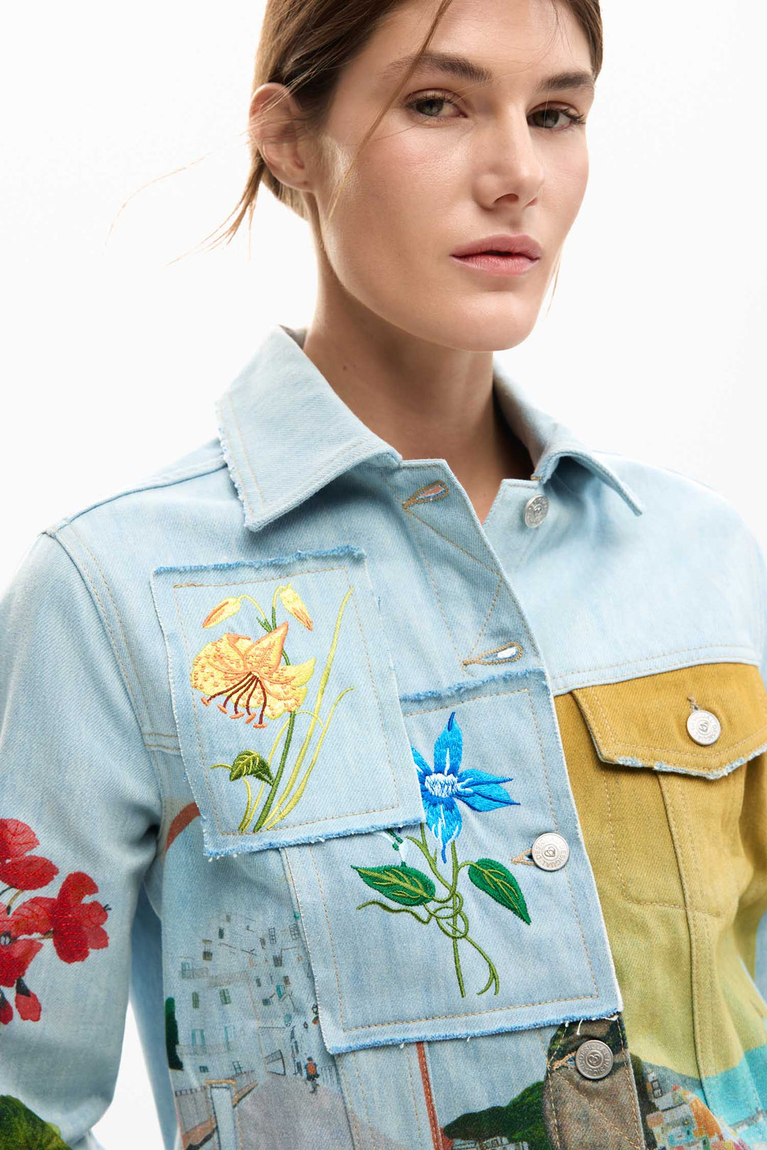 Indi Denim Jacket in Medium Wash