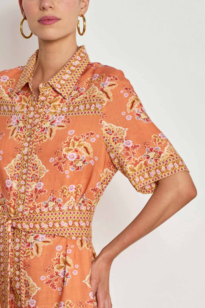Instruct Dress in Marigold Glow