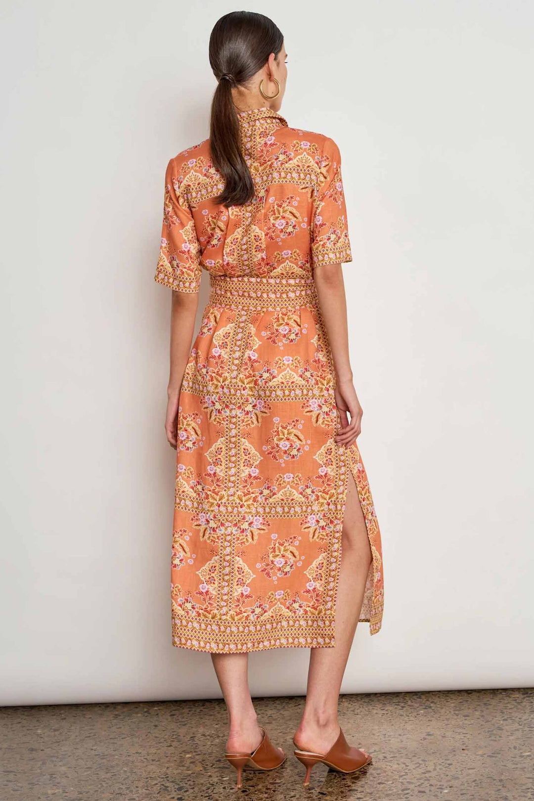 Instruct Dress in Marigold Glow