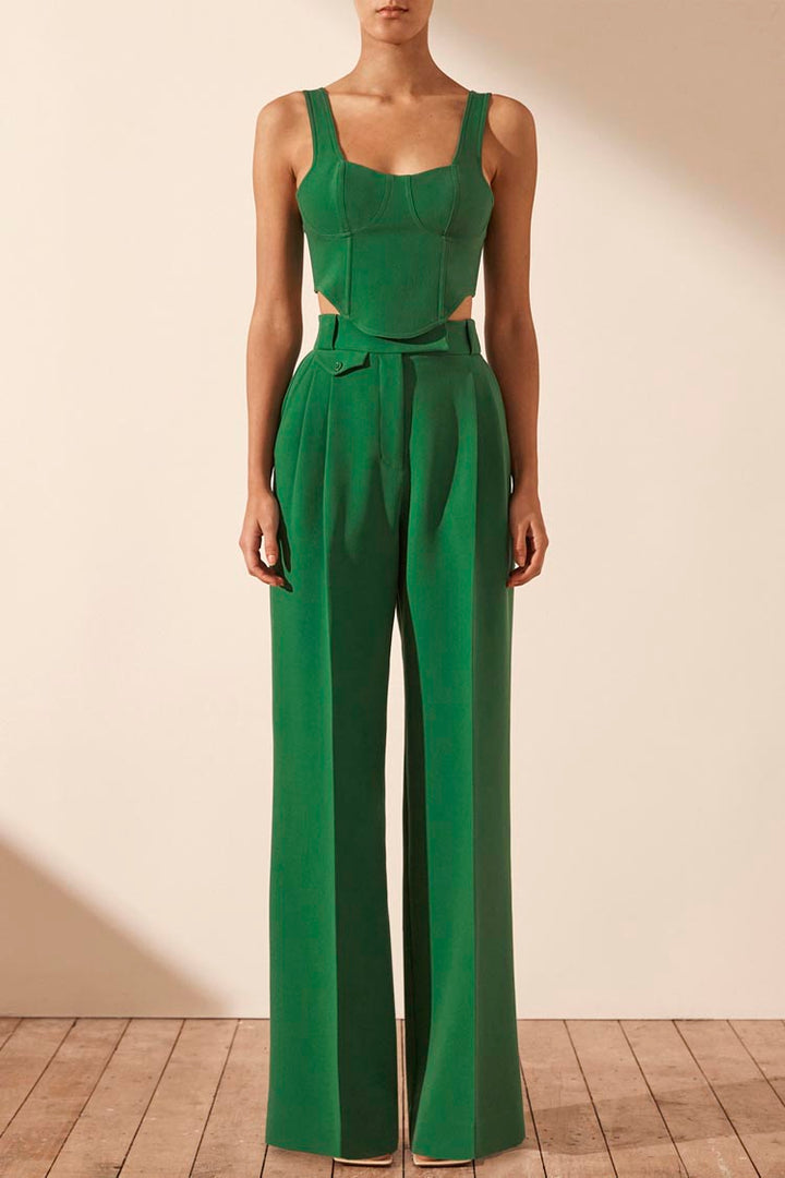 Irena High Waisted Tailored Pant