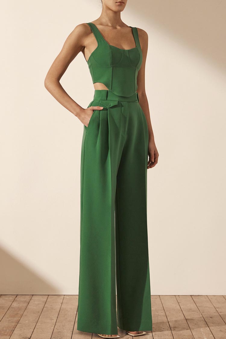 Irena High Waisted Tailored Pant