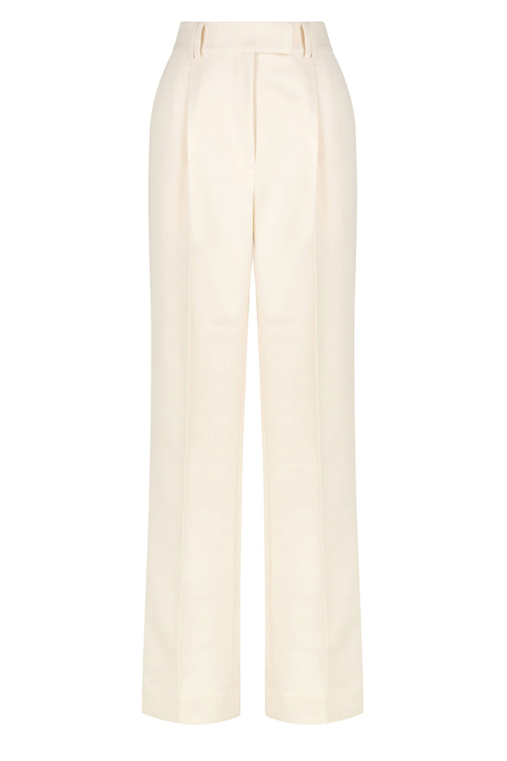 Irena Low Rise Slouch Pant in Rice