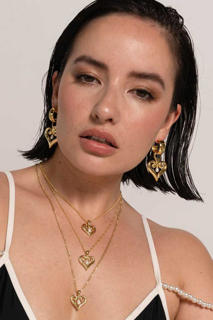 Isabella Necklace in Gold | Twist Chain