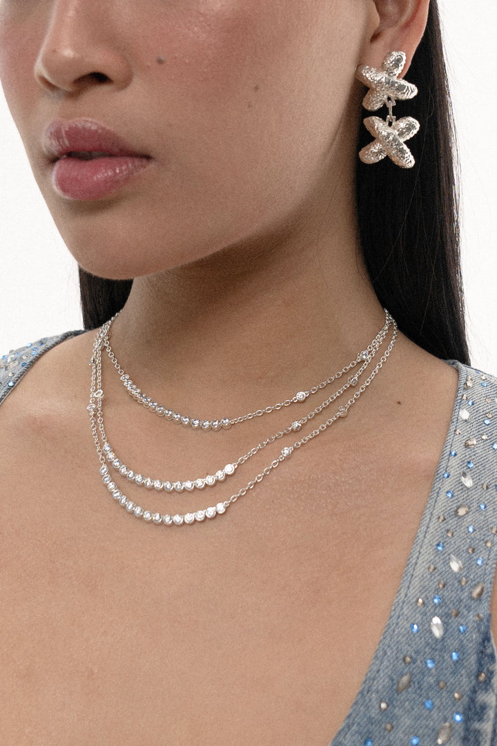 Ivy Necklace in Silver
