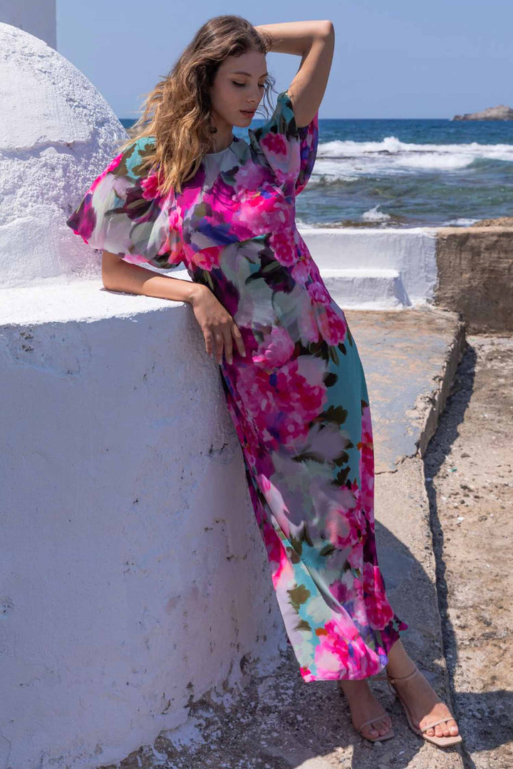 Jack Maxi Dress in Bloom Shadows