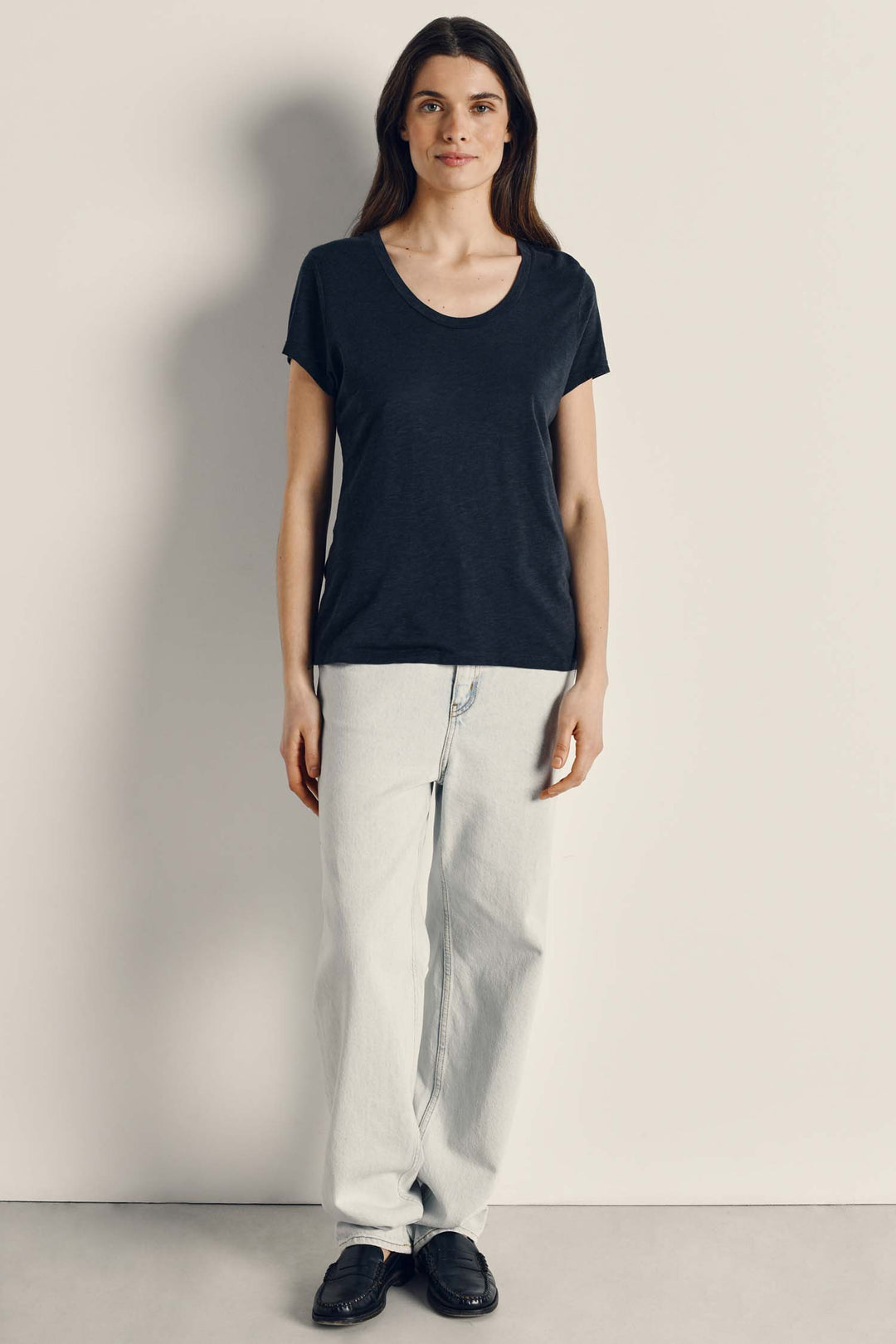 Jacksonville U Collar SS T-Shirt in Navy