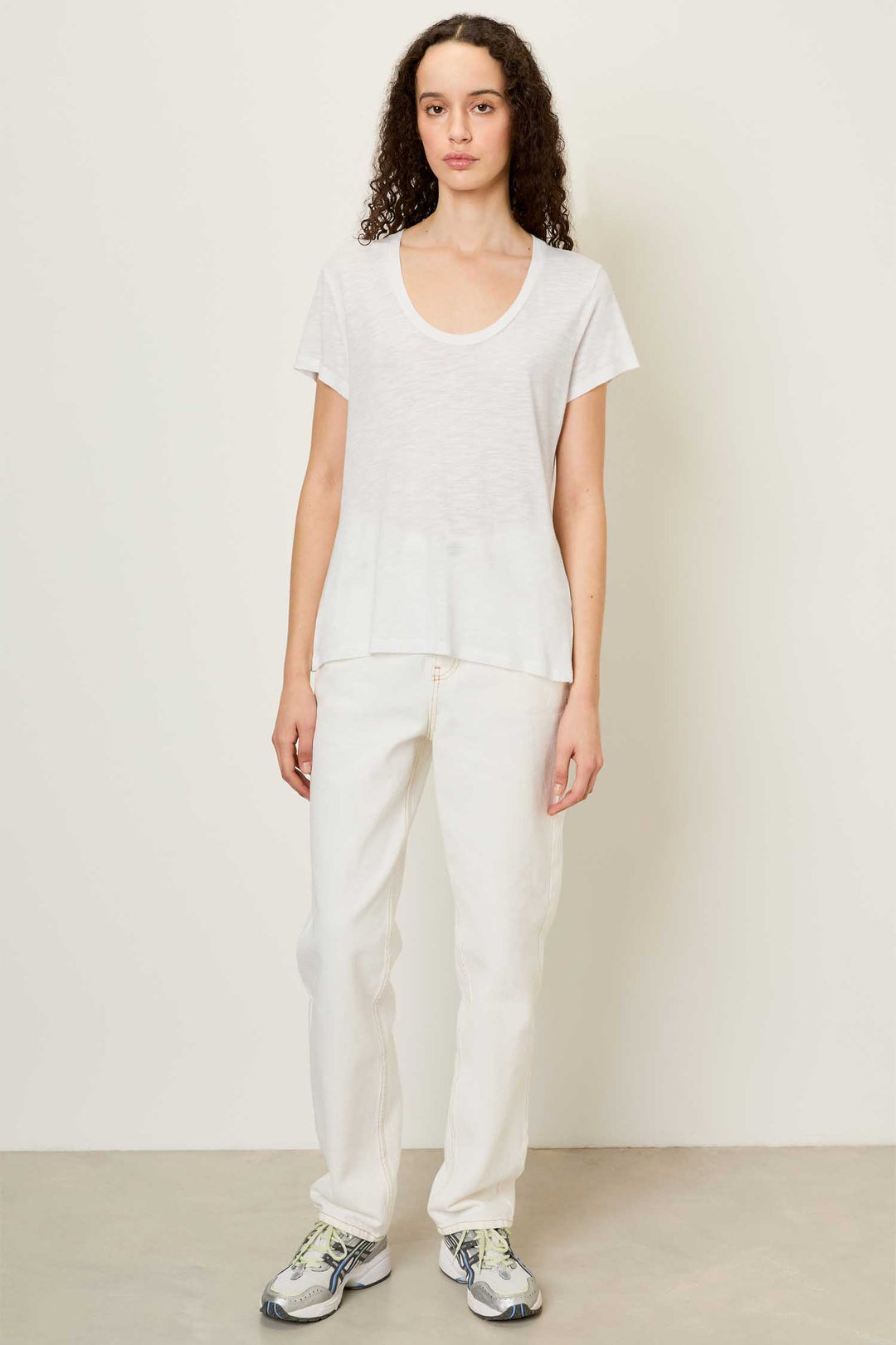 Jacksonville U Collar SS T-Shirt in White