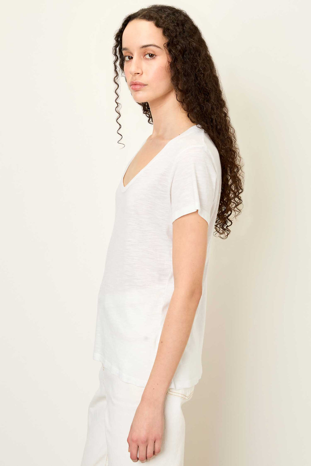 Jacksonville U Collar SS T-Shirt in White