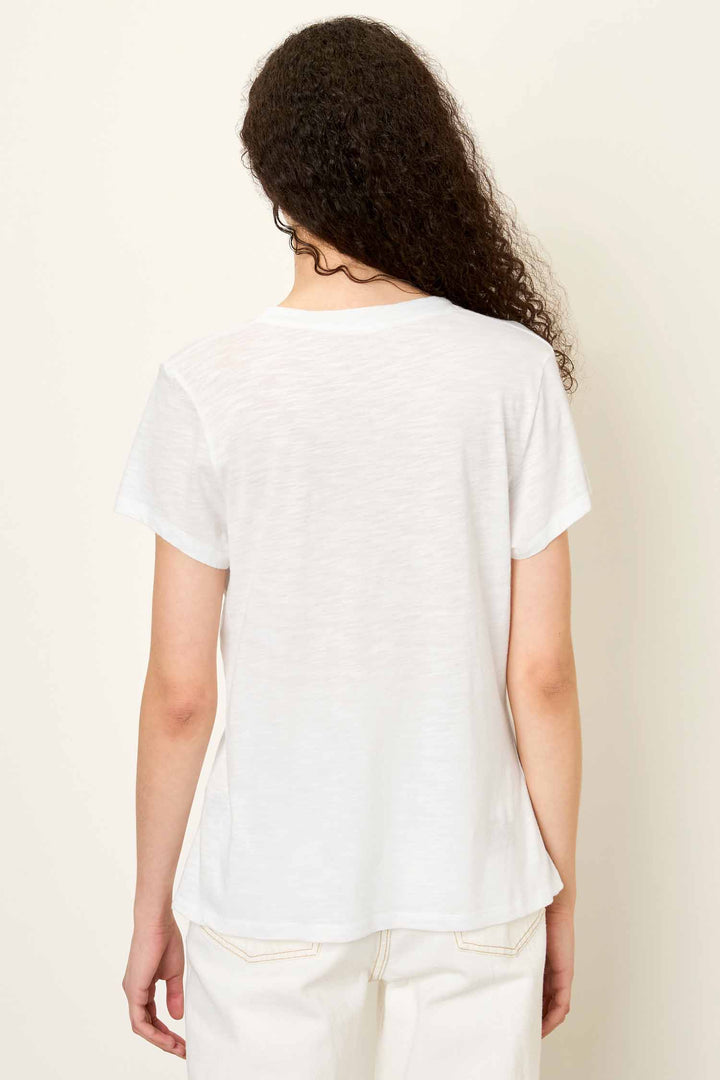 Jacksonville U Collar SS T-Shirt in White