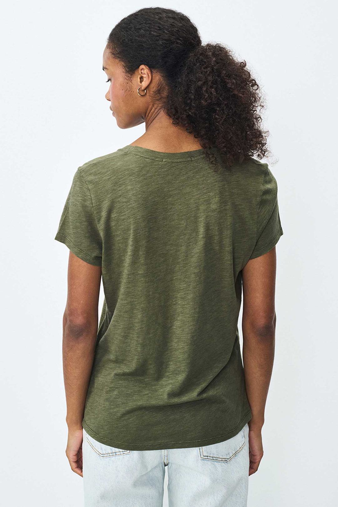 Jacksonville U Collar SS T-Shirt in Vintage Khaki