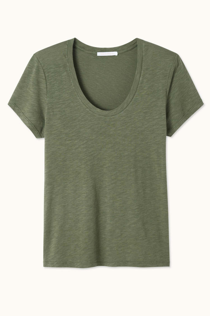 Jacksonville U Collar SS T-Shirt in Vintage Khaki