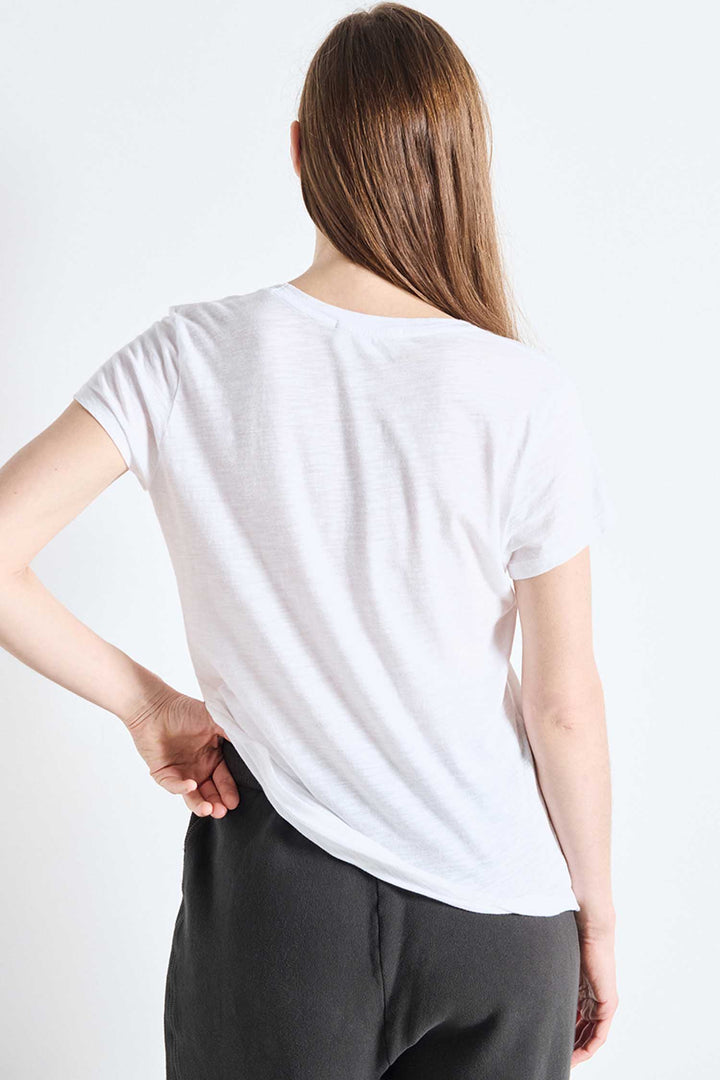 Jacksonville U Collar SS T-Shirt in White