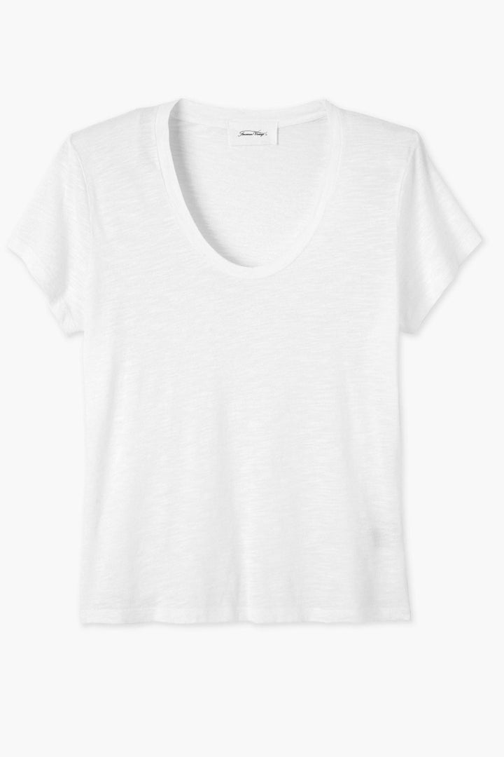 Jacksonville U Collar SS T-Shirt in White