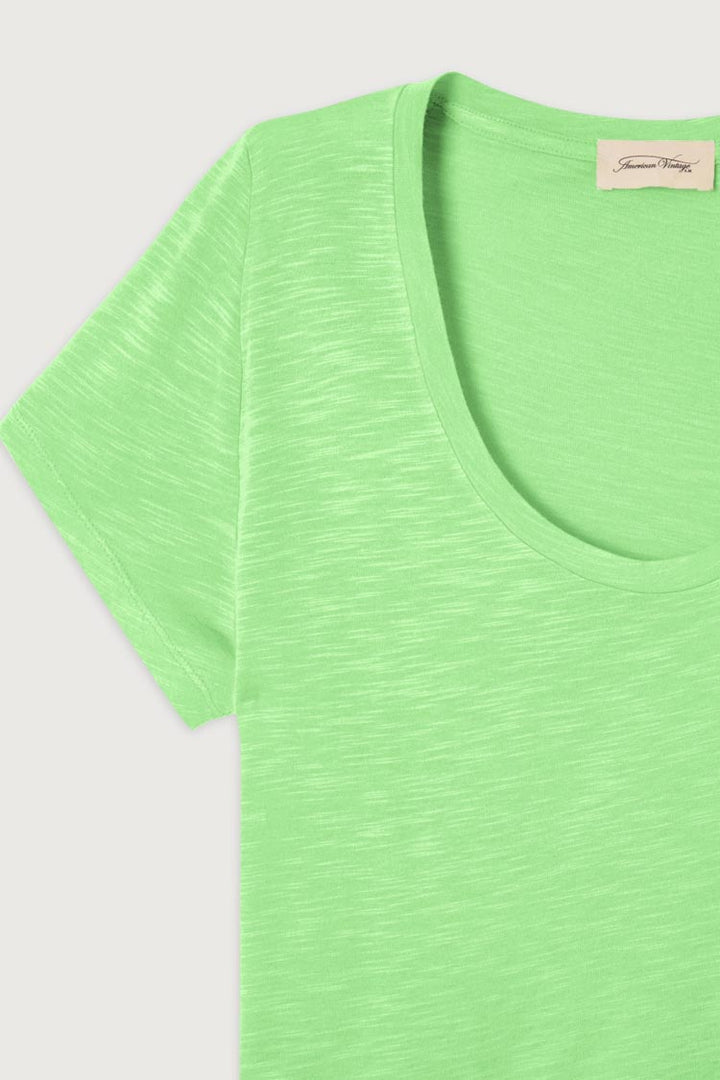Jacksonville U Collar T-Shirt in Apple Green